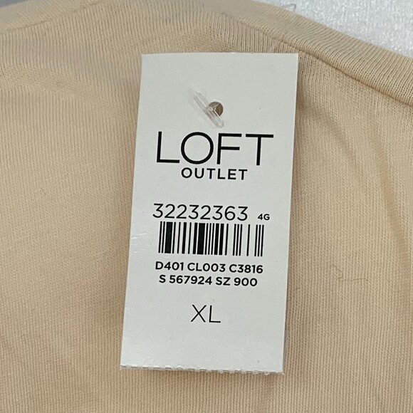 LOFT Cotton V-neck Long Sleeve Tee - Picture 6 of 12